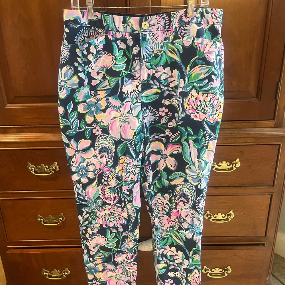 Lilly Pulitzer Floral Print Pants